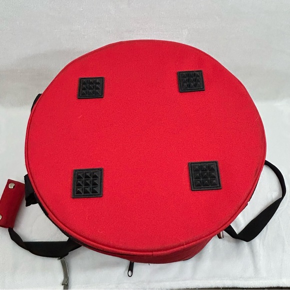 NCAA Utah Utes Large Red Rawlings Collegiate Cooler Baseball Bucket Bag 15”x14”. - Picture 12 of 16